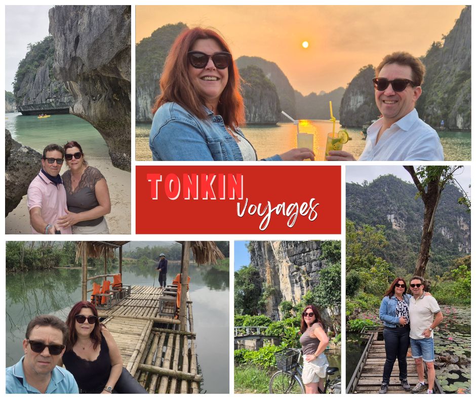 Voyage en couple dans le nord du vietnam en 2026 avec l'agence de voyage francophone sur mesure Tonkin Voyage &agrave; Hanoi